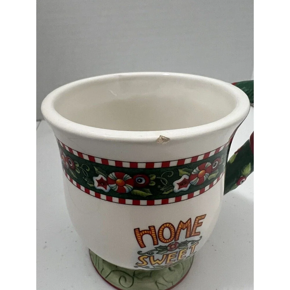 VTG Vintage 2000 Mary Engelbreit Home Sweet Home Christmas Mug